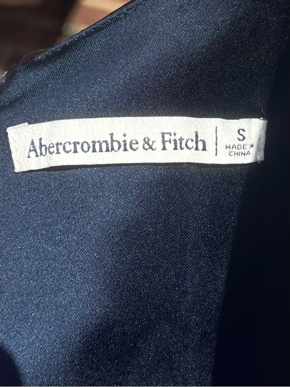 Abercrombie & Fitch Women’s Navy Marble Cocktail Bodycon Dress Sz S Shapewear